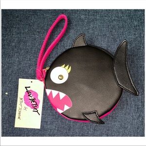 Betsey Johnson | Shark Coin Purse Wristlet NWT
